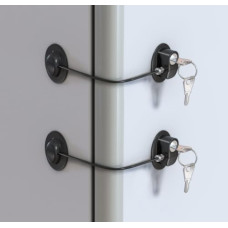 Child Safety Lock for Refrigerator, Cabinet, Drawer, Freezer & Door with 4 Extra Strong Adhesives - Black by HavenHause (Pack of 2)