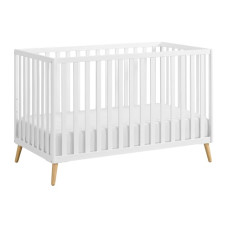 Oxford Baby Cozy Nest Convertible Island Crib, Snow White/Natural