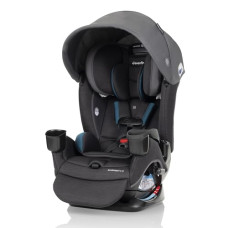 All4Stages Slim Plus Canopy 4-in-1 Convertible Car Seat (Baker Gray)