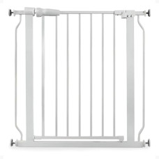 BalanceFrom Easy Walk-Thru Safety Gate for Doorways and Stairways with Auto-Close/Hold-Open Features, 30-Inch Tall, Fits 29.1 - 33.8 Inch Openings, White