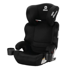 Diono Everett NXT High Back Booster Car Seat with Rigid Latch, Lightweight Slim Fit Design, 8 Years 1 Booster Seat, Black