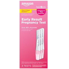 Amazon Basic Care Early Result Pregnancy Test, (Pack of 3)