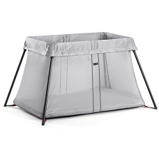 BabyBjörn Travel Crib Light, Silver, One Size