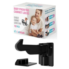 Invisible Cabinet Locks for Baby Proofing – No Tools Needed – Secure Drawers & Cabinets Instantly – 12 Pack