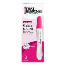 First Response Early Result Pregnancy Test, 2 Pack (Packaging & Test Design May Vary)