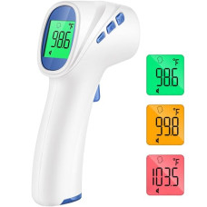 Forehead Thermometer for Adults and Kids, FSA HSA Eligible, Digital Baby Thermometer with Fever Alarm, Fast Accurate Results, Home Medical & Nurse Essentials