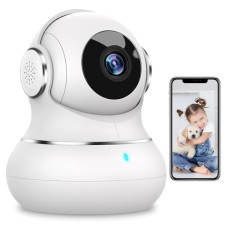 litokam Security Camera Indoor 2K, 360 Pan/Tilt Cameras for Home Security with Motion Detection, Baby Monitor for Pet/Dog with Night Vision, 2.4GHz WiFi Cam with Phone App & 2-Way Audio