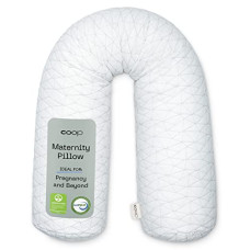 Coop Home Goods Original Adjustable Maternity Pillow, with Memory Foam and Washable Cover, Body Pillow for Pregnancy, Side Sleeper and Full Body Support During Pregnancy