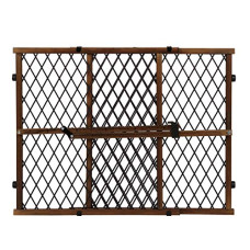 Evenflo Position & Lock Baby Gate, Pressure-Mounted, Farmhouse Collection