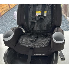 2Pack Car Safety Seat Cup Holder for Graco 4ever Extend2Fit DLX | Compatible with Yeti Water Bottles, No Tools Quick-Snap Side Mount (Red)